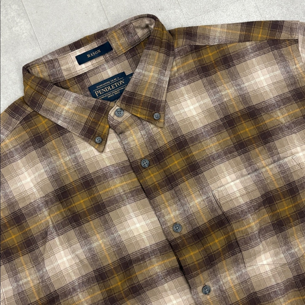 Pendleton Plaid Button Down Shirt - image 2